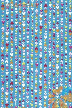 Мелкие сердечки на голубом, фото 1