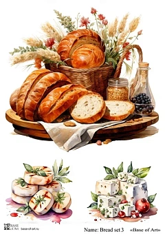 Bread set 3 A4