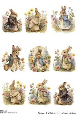 Rabbit set 11 A4, фото 1