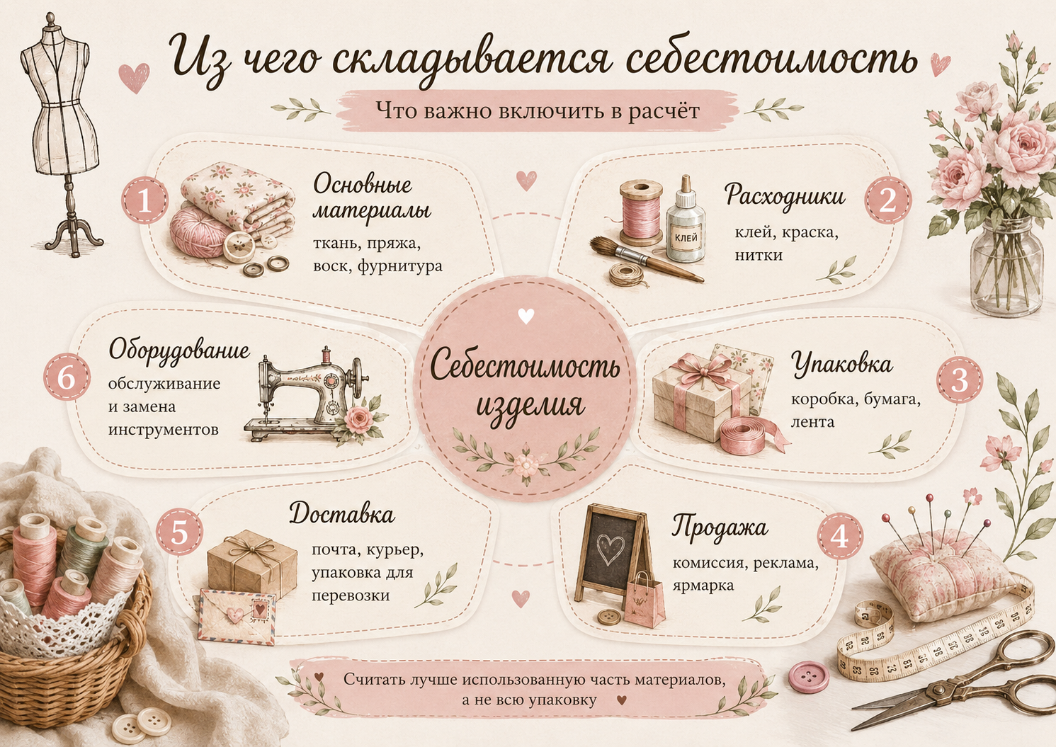 Из чего складывается себестоимость изделия