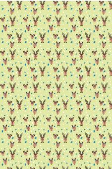 Олени на светло-зеленом Олени на светло-зеленом